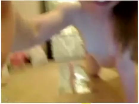 Shameless bitch shoves pink dildo too deeper on webcam
