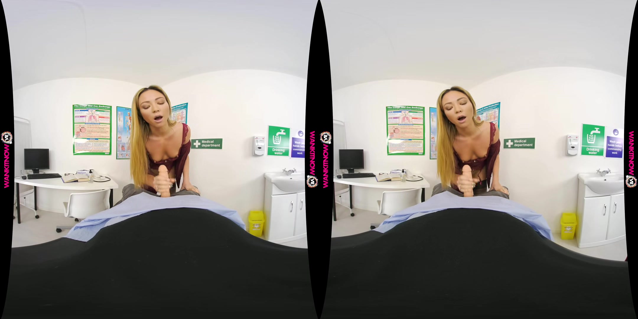 Cum Training Part 2 - British Nurse Fetish Tommy Torso Blowjob In The Doctors Office