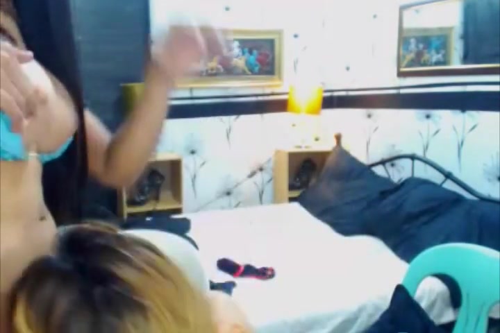 Two shemales take turn in ass fucking and blowjob