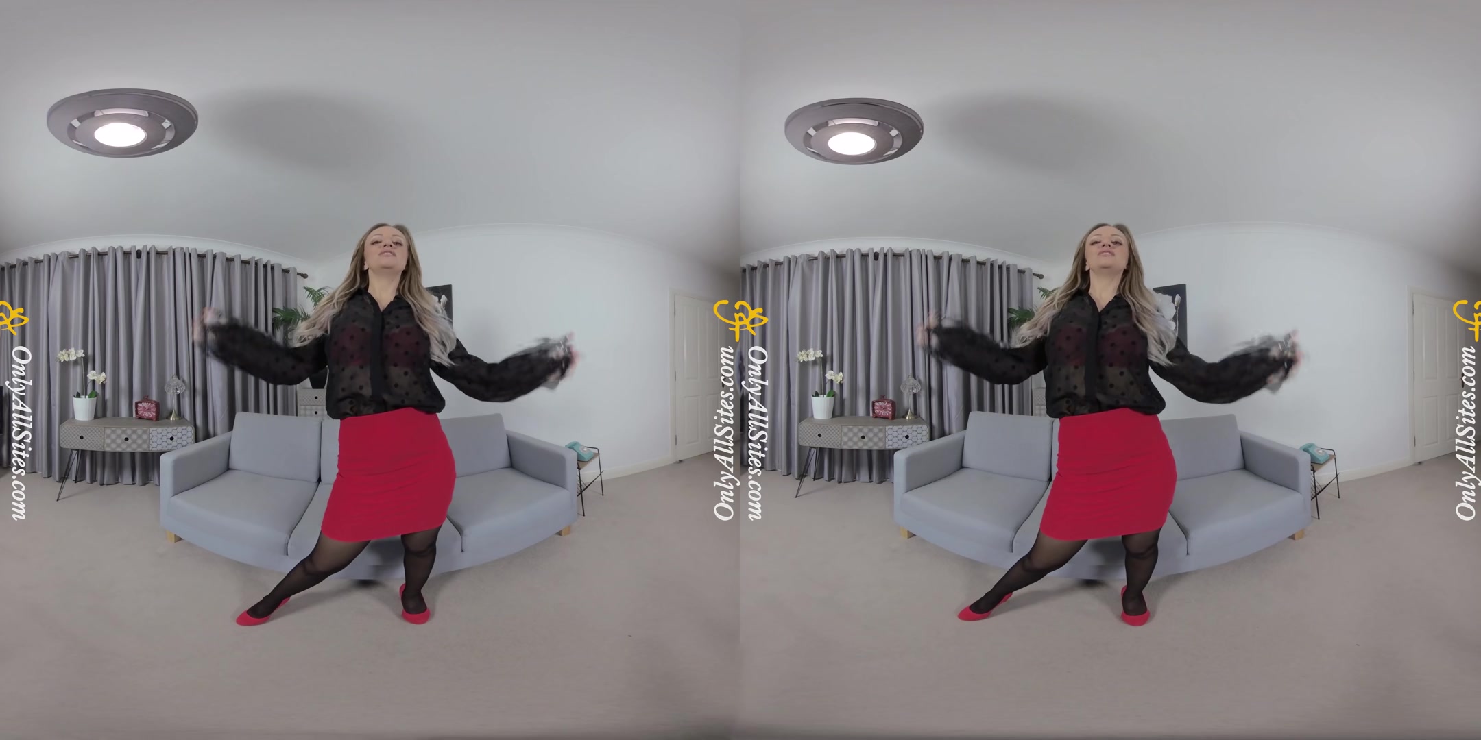 Suzi - Red Lingerie - OnlyTease