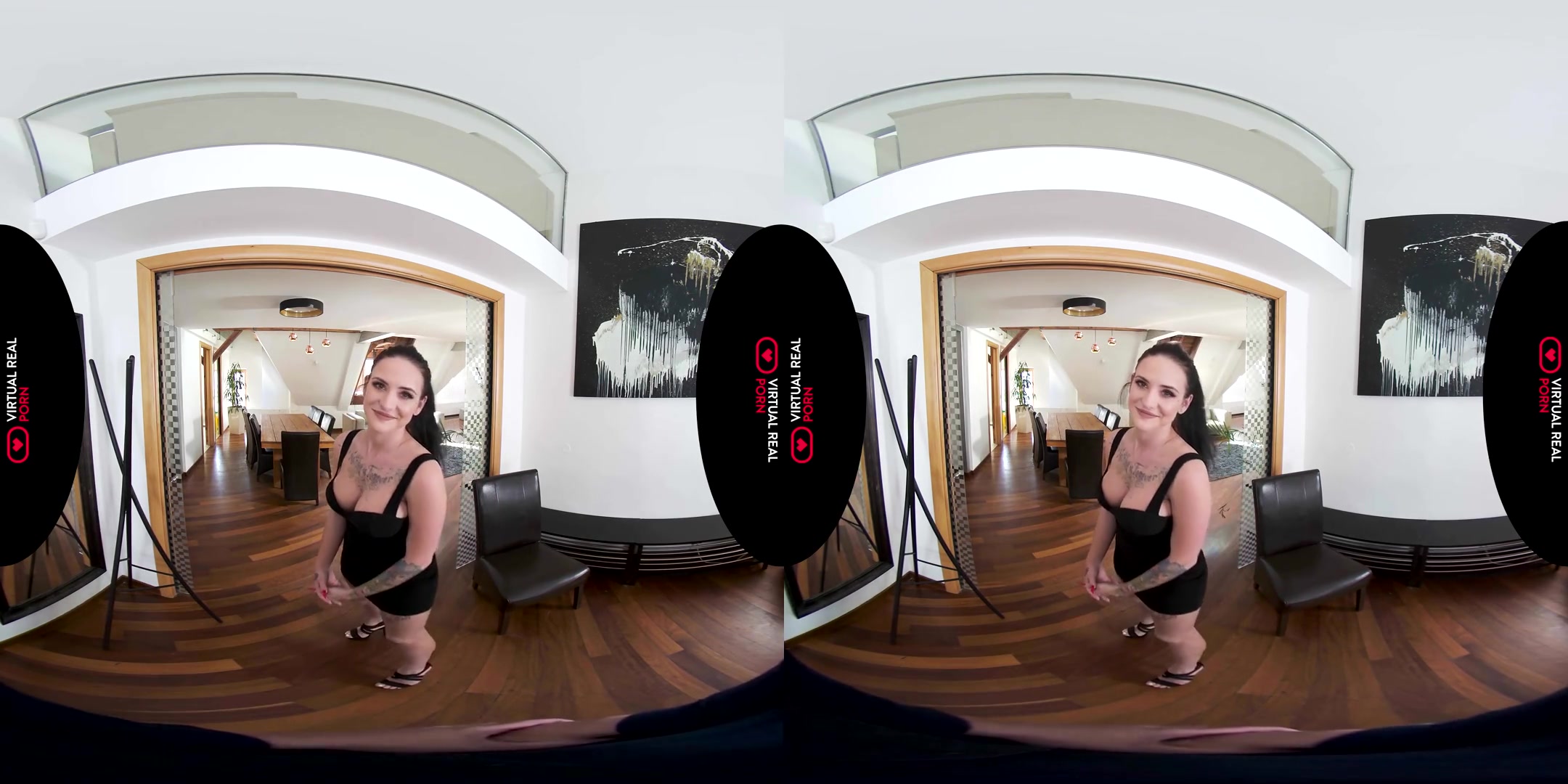 Open House - Public Sex with Your Busty Brunette Girlfriend