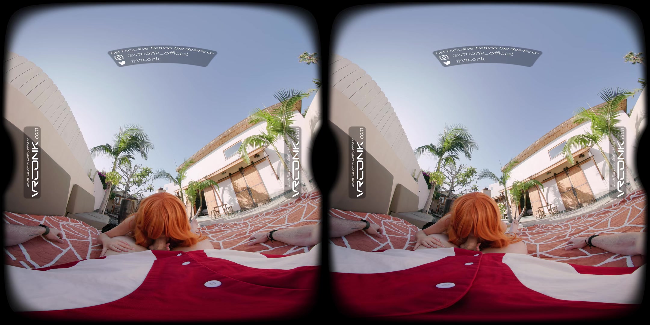 VR Conk Sexy Redhead Chloe Surreal fucks hard In One Piece Nami VR Porn
