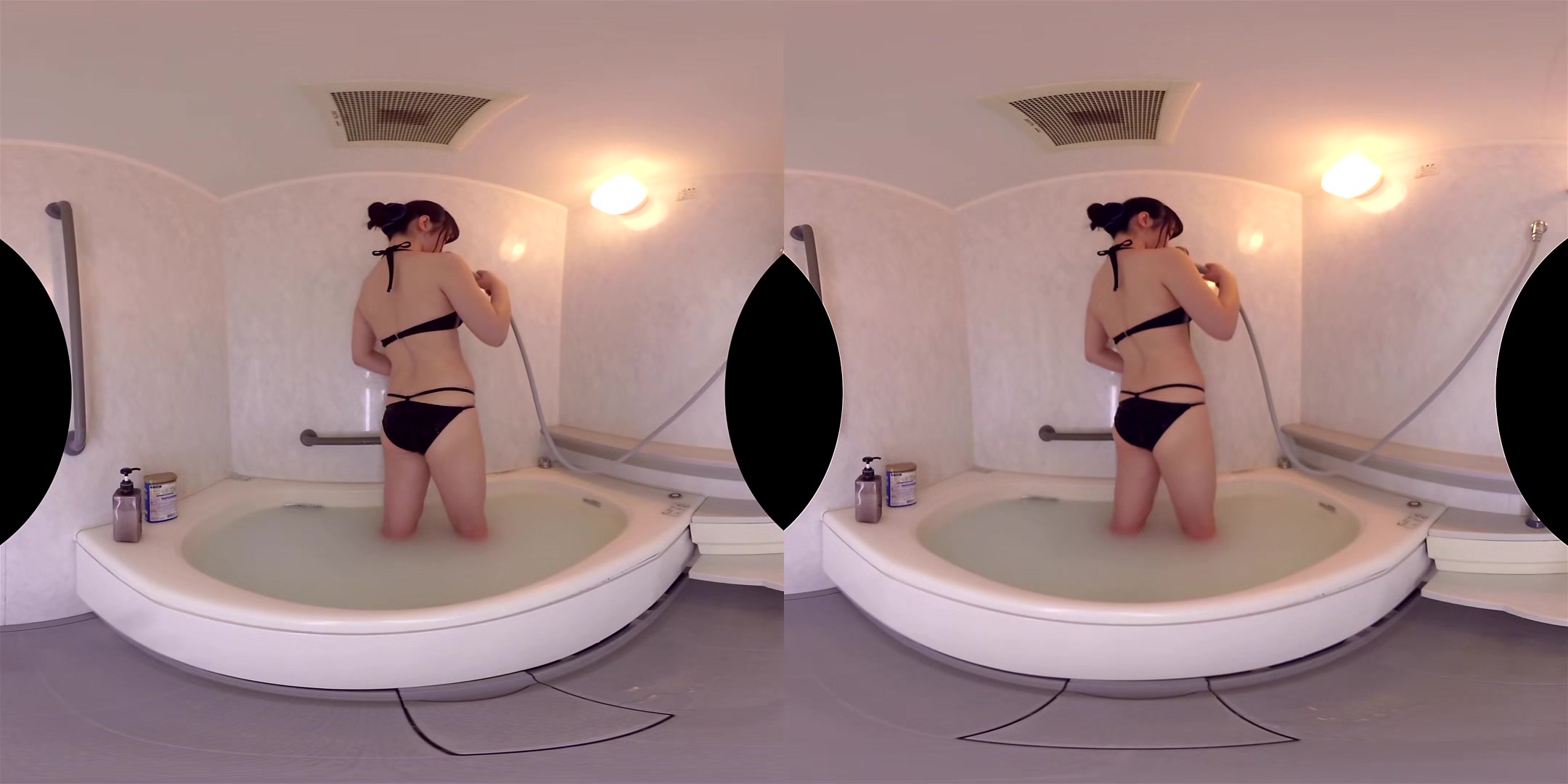 Unable To Focus During Our Private Lesson - Asian Babe Bikini Workout Tease