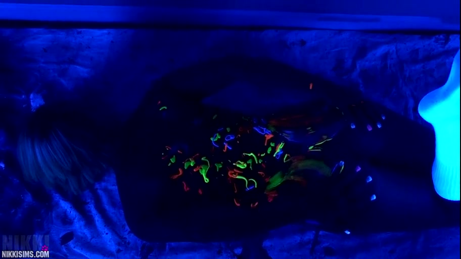 Black Light Body Paint video