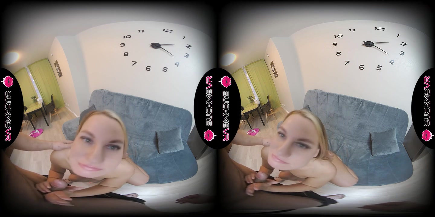 Elena Muze has great tits and a soft pink pussy she shows us in VR - SuckMeVR