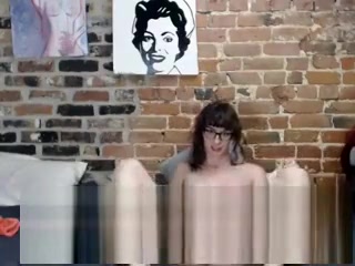 amateur sheboy Solo In Bedroom