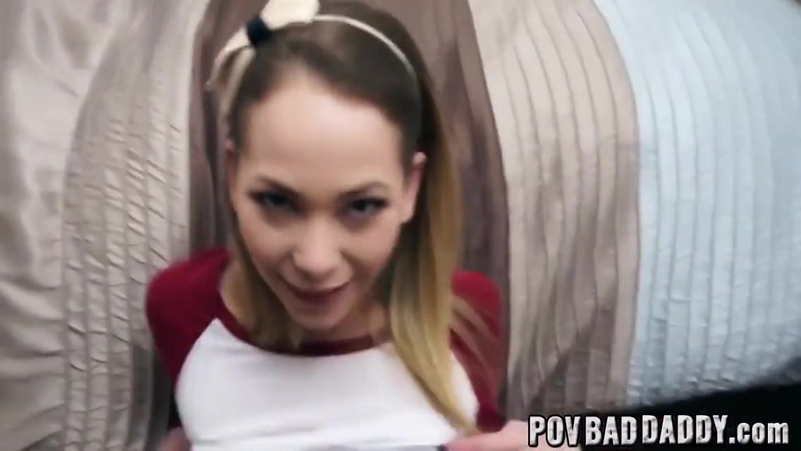 teen 18+ Cutie Cockriding Her New Stepdaddy 6 Min
