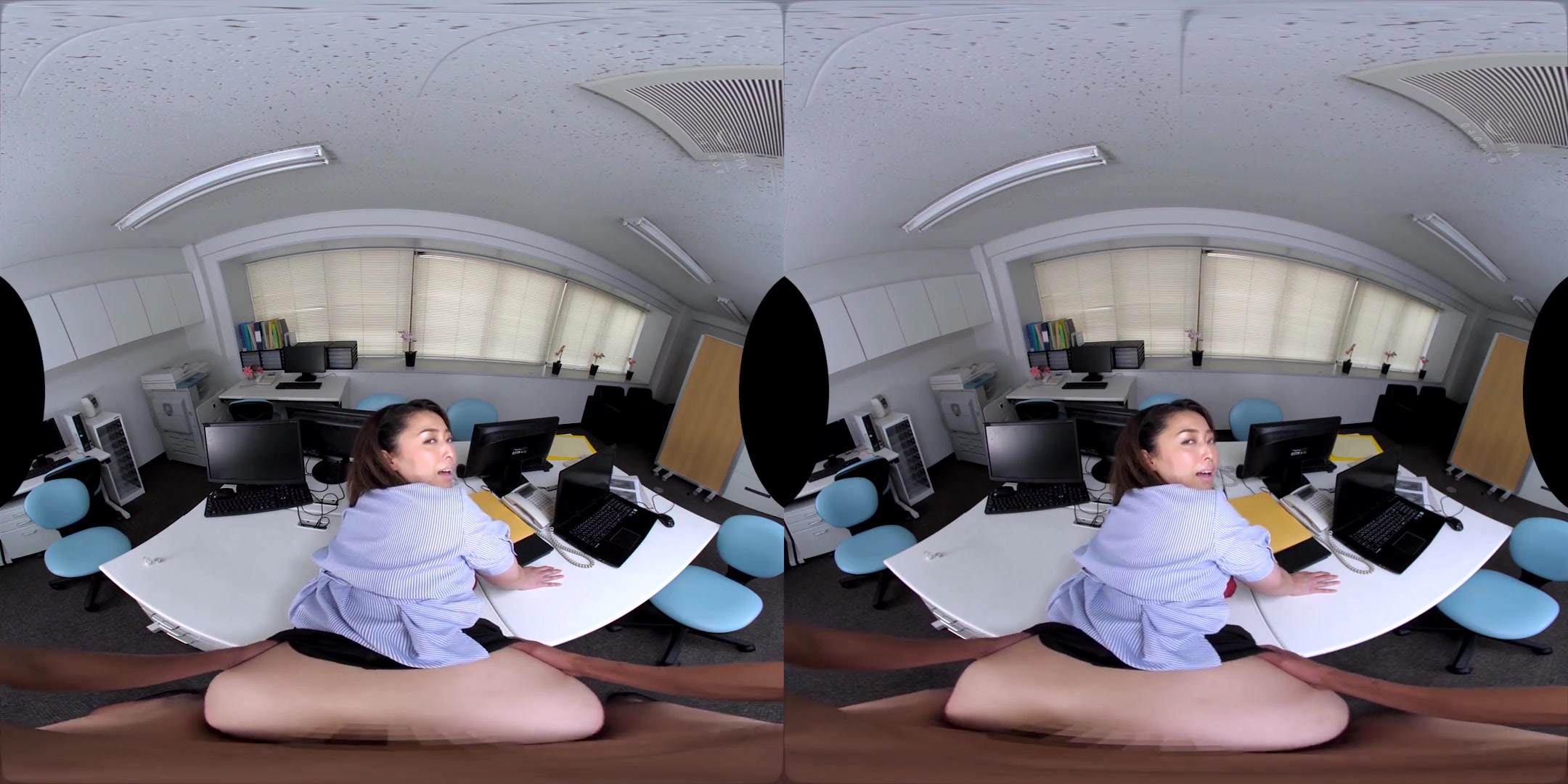 Your Decadent Female Boss Drank an Aphrodisiac - Asian Office Creampie
