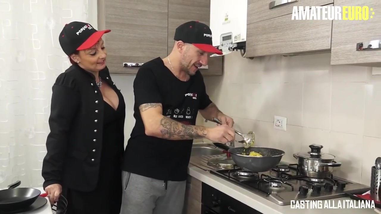 Mature Italian Housewife Takes A Huge Cock Deep In Her Asshole