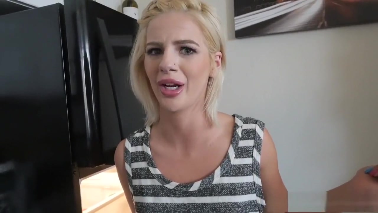 Petite stepsister Bella rides your thick cock