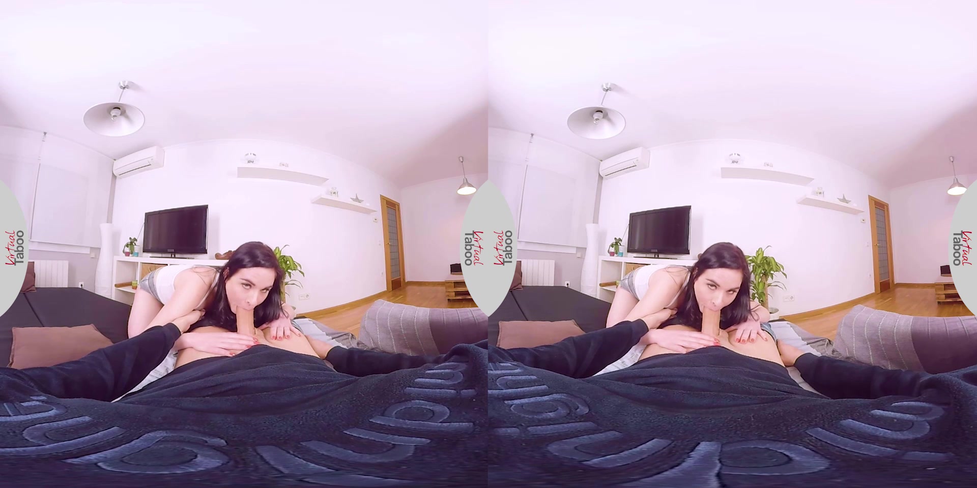Step sister Amber wants some fun when parents are gone
