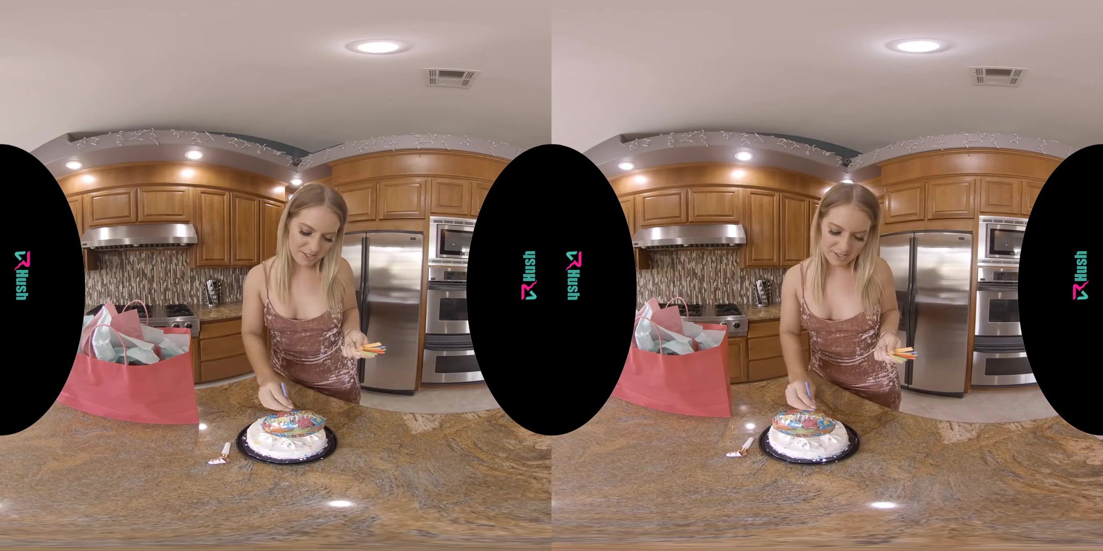I Wanted To Surprise You On Your Birthday! - Busty Blonde Babe Rides you in VR