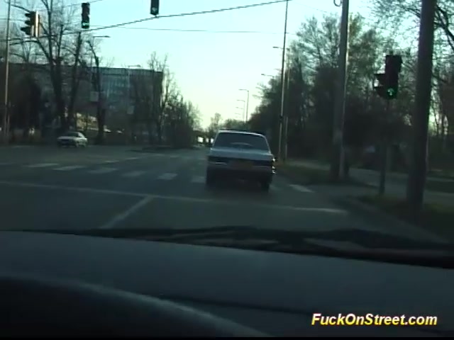 busty teen 18+ fucked on backseat