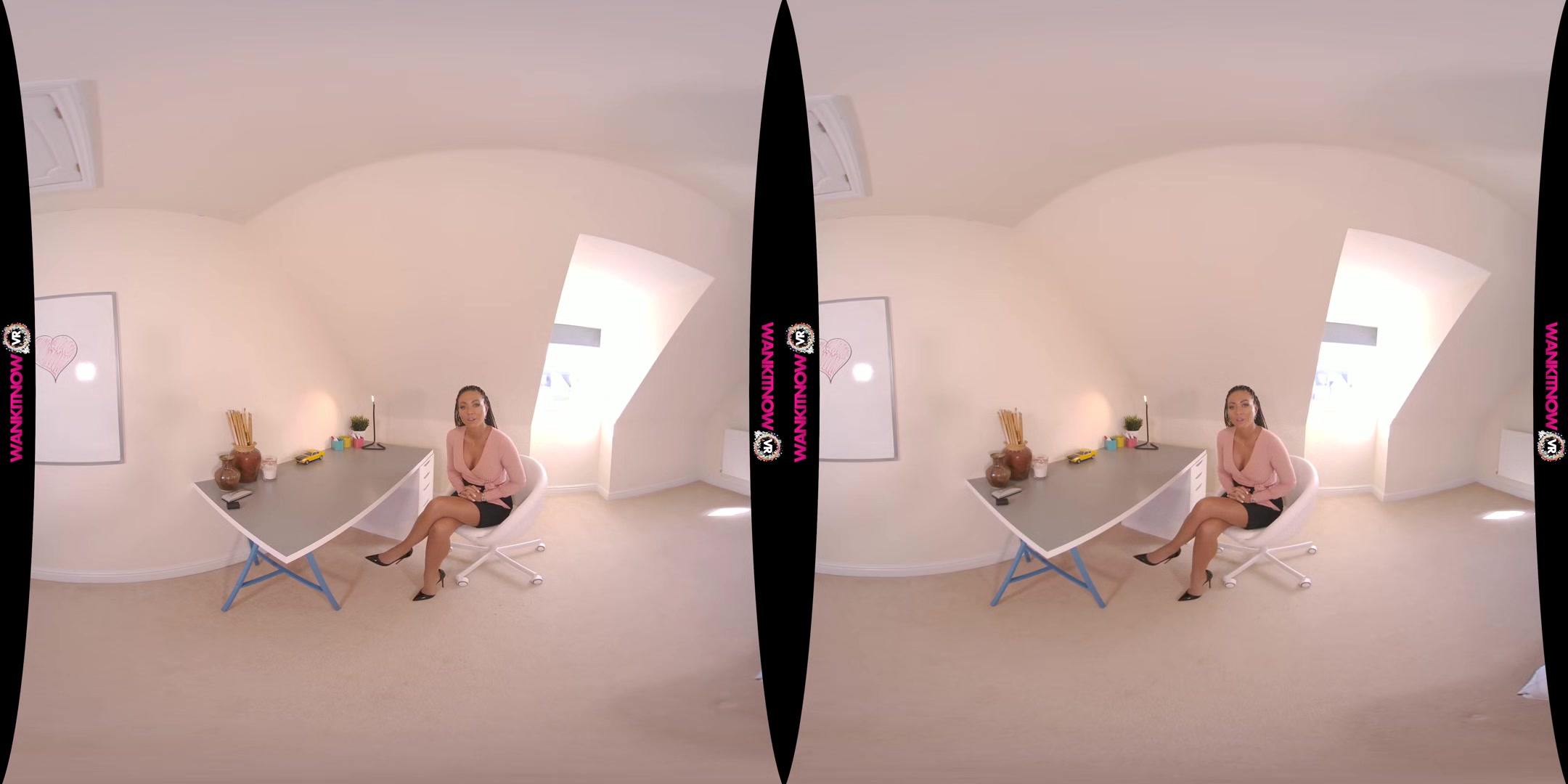 Wank For Me Thief - Ebony Babe Solo Striptease - SexLikeReal