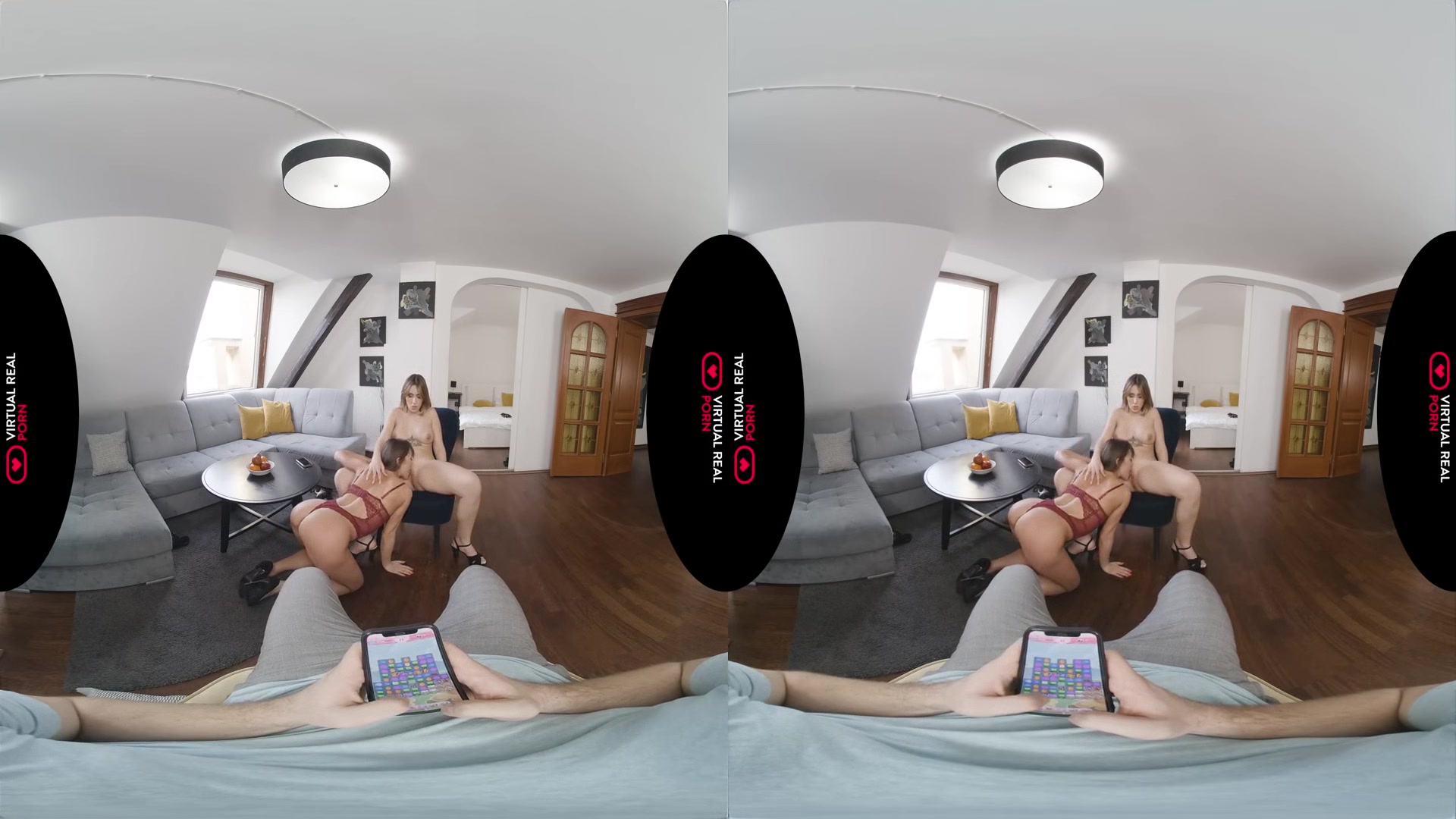 There's Always Something Fun to Do - Hot Threesome with Two Pornstars in Virtual Reality