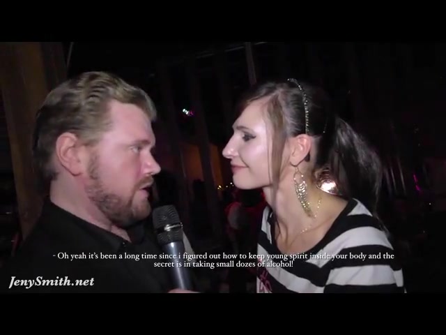 Jeny Smith goes naked at sex party