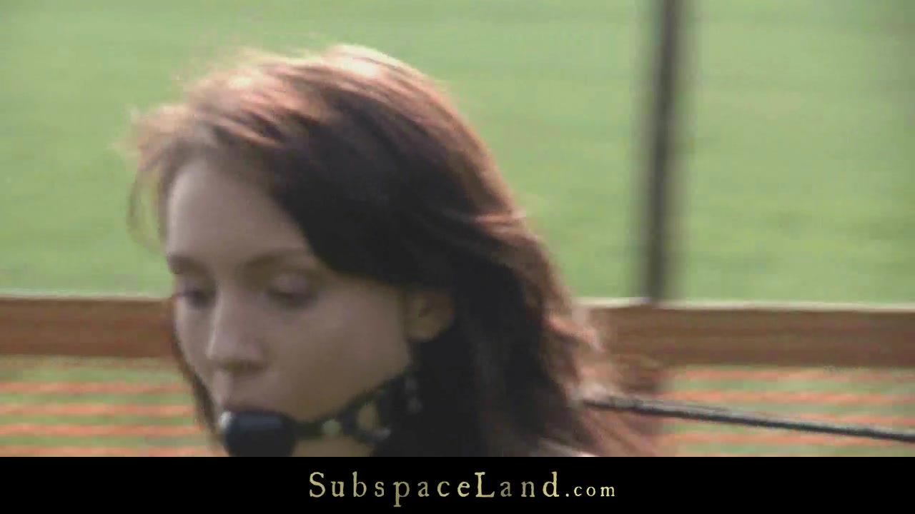 Little Nataly hard spanked and humiliated outdoor
