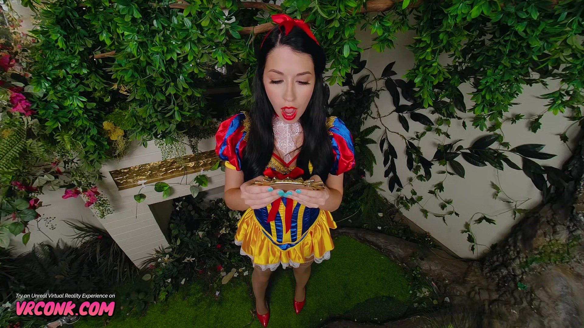 VR Conk Lovely Alex Coal as beautiful Snow White sex parody VR Porn