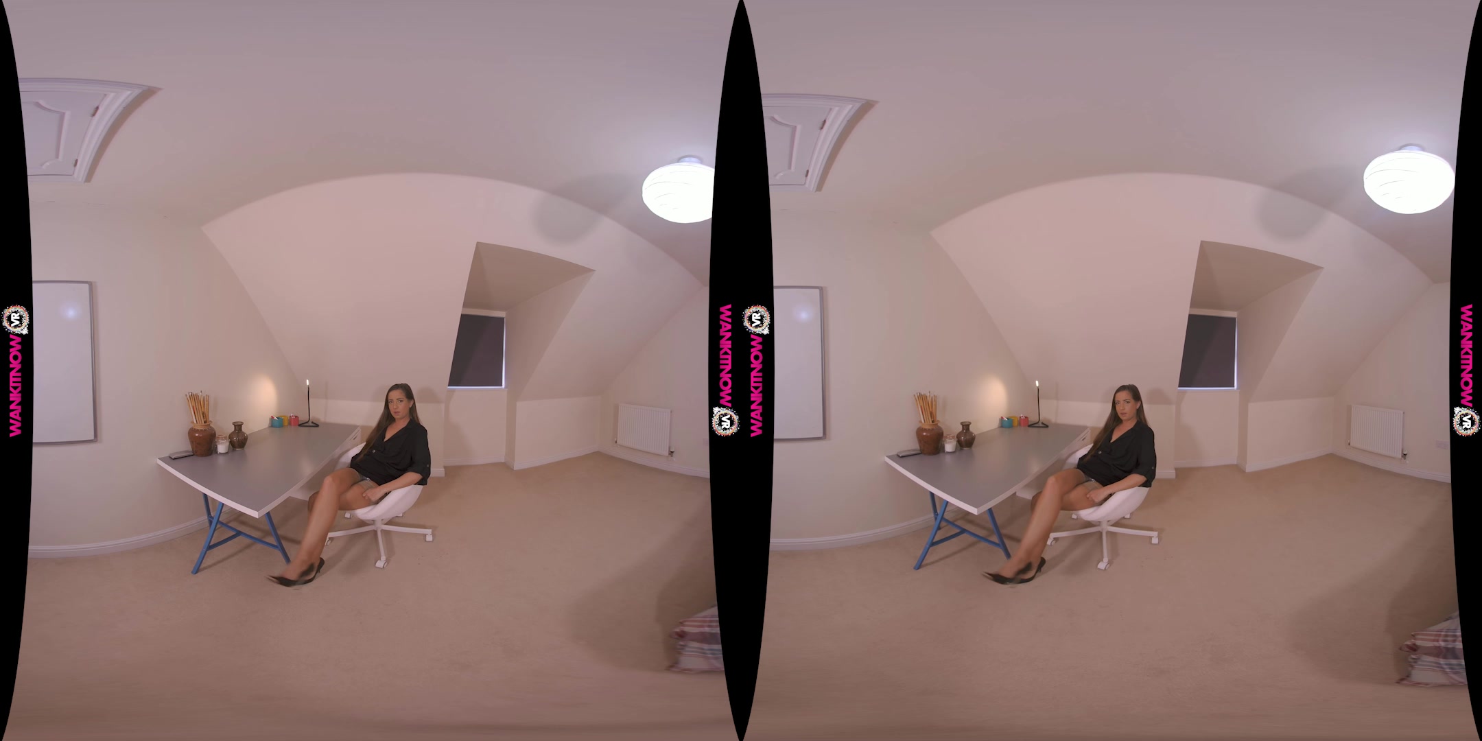 Working Hard featuring Lara Lee - WankitNowVR