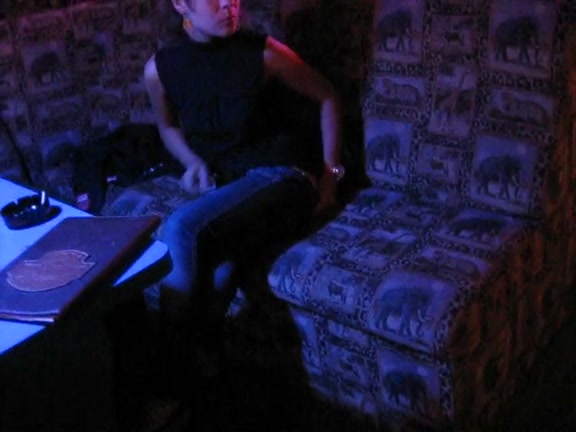 Sneaky blow job and hard sex in the club