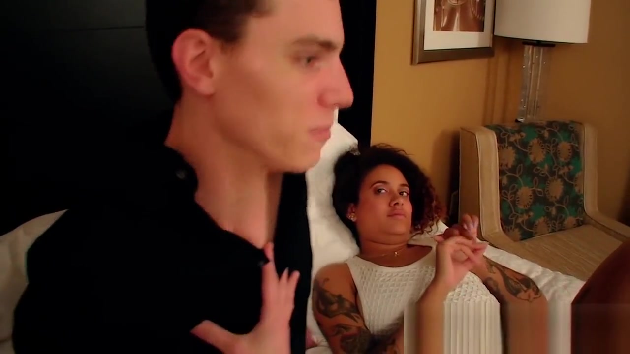 Ebony stepsister Kingsley fucked by Step brother and gets facial - bwwm taboo family