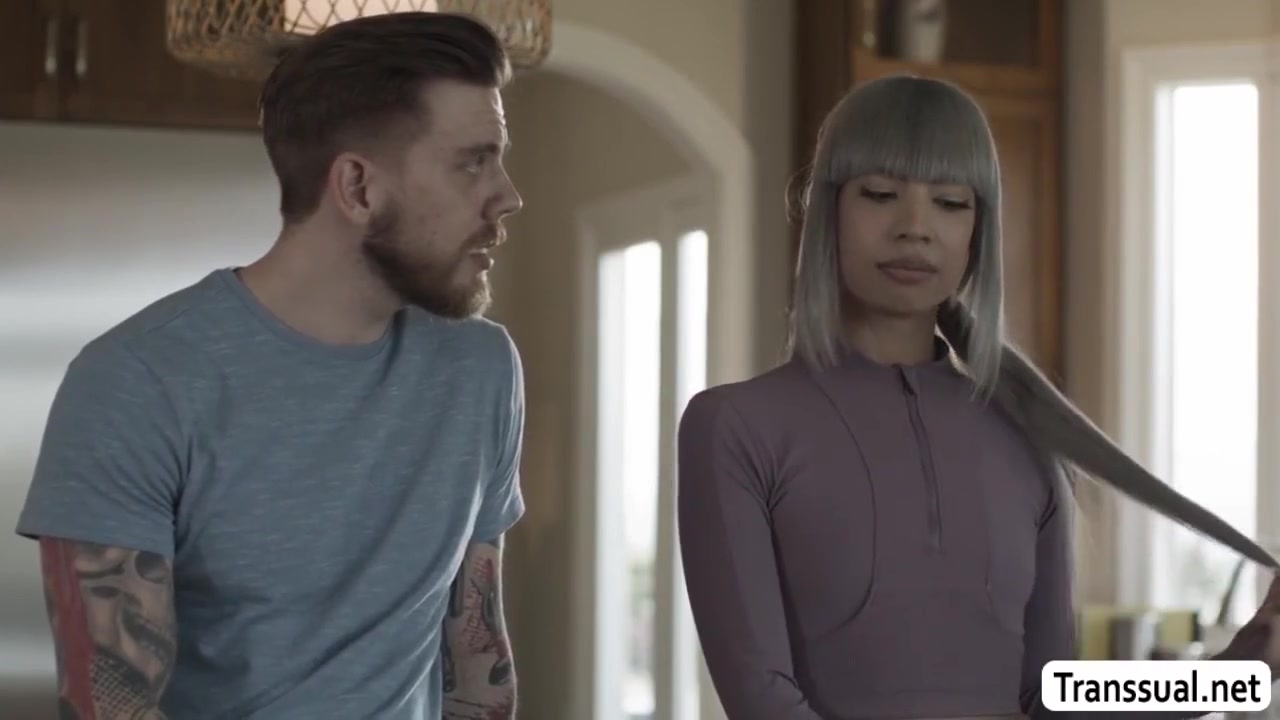 Smart Tgirl Gets Analed In Kitchen - Itzel Saenz