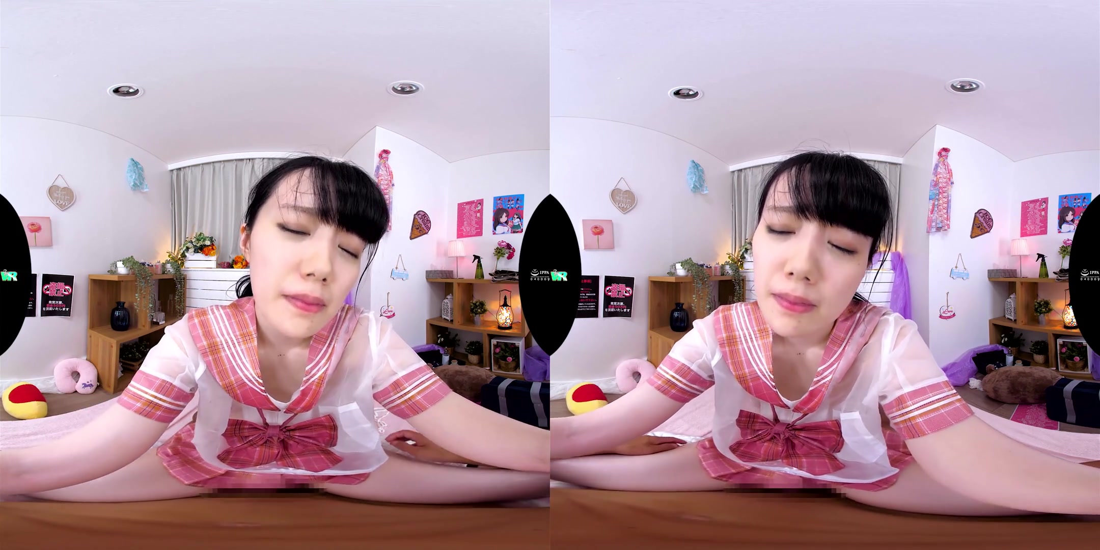 Negotiating a Special Service with the Black-Haired ; Cute Japanese Sucking and Fucking HD VR