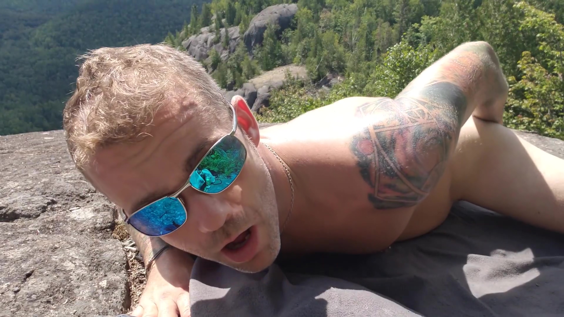 Outdoor Trip High In The Mountain
