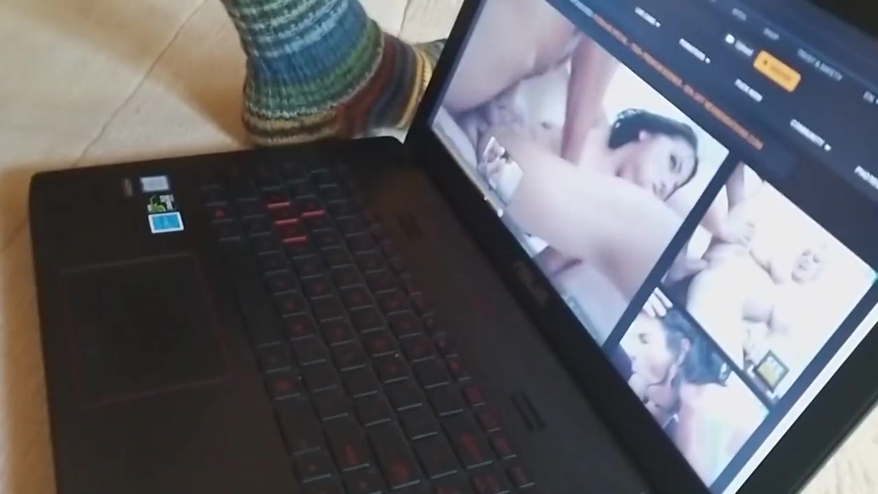 Natural Hairy Pussy Girl Watching Porn And Masturbate With 3 Ping Pong Balls