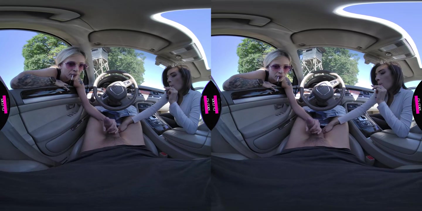 Blowjob In The Car With Hitchhikers