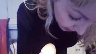 innocent face suck cock!