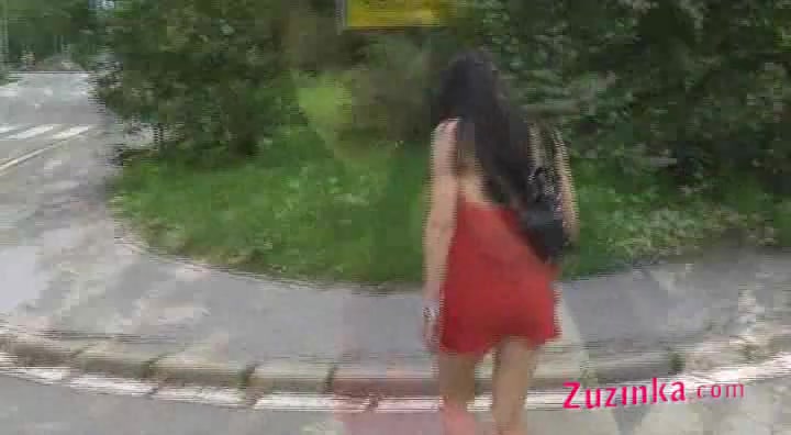 The red dressed girl at the park 3