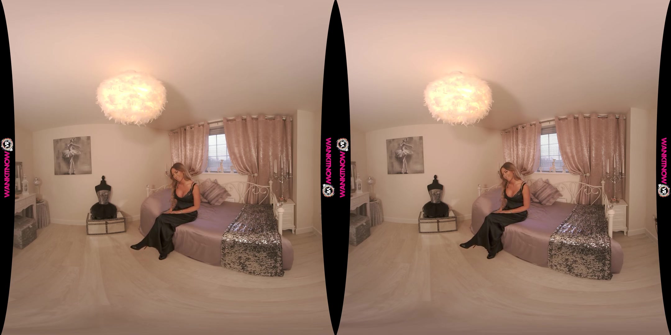 Evening Of Fun - Beautiful Virtual Girlfriend Strips out of her Little Black Dress