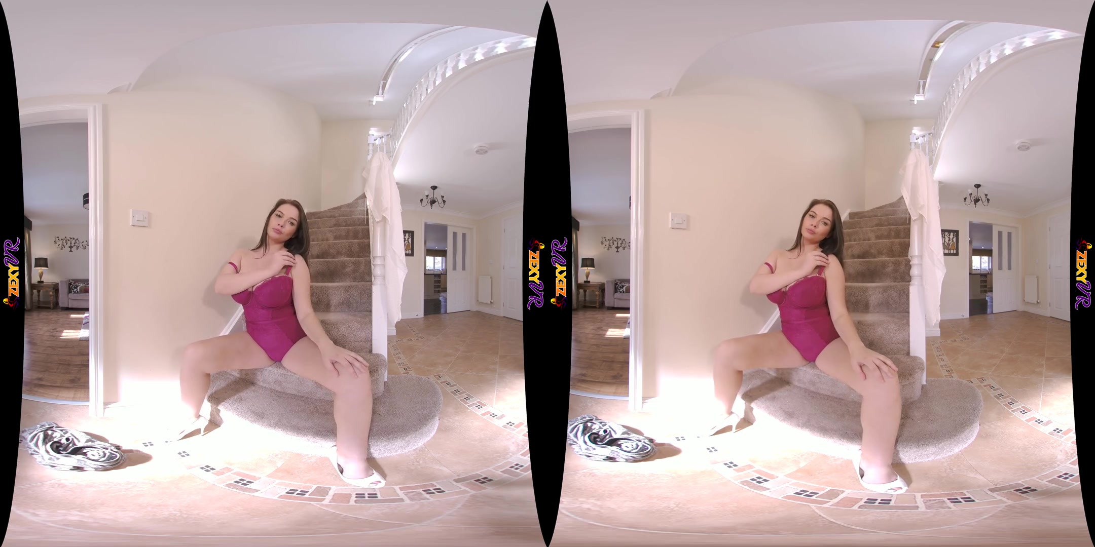 Play Before Work - Big Tits MILF Striptease - SexLikeReal