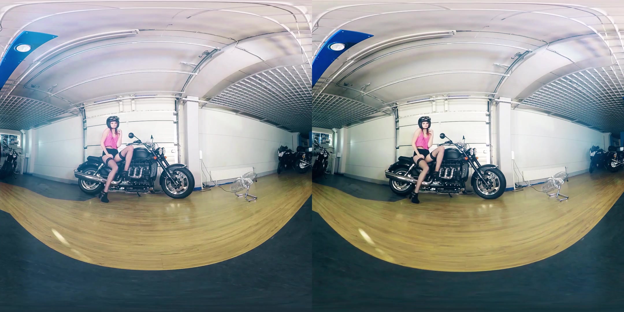 Klara in Redhead Gets Turned on by Her Motorcycle - BravoModelsMedia