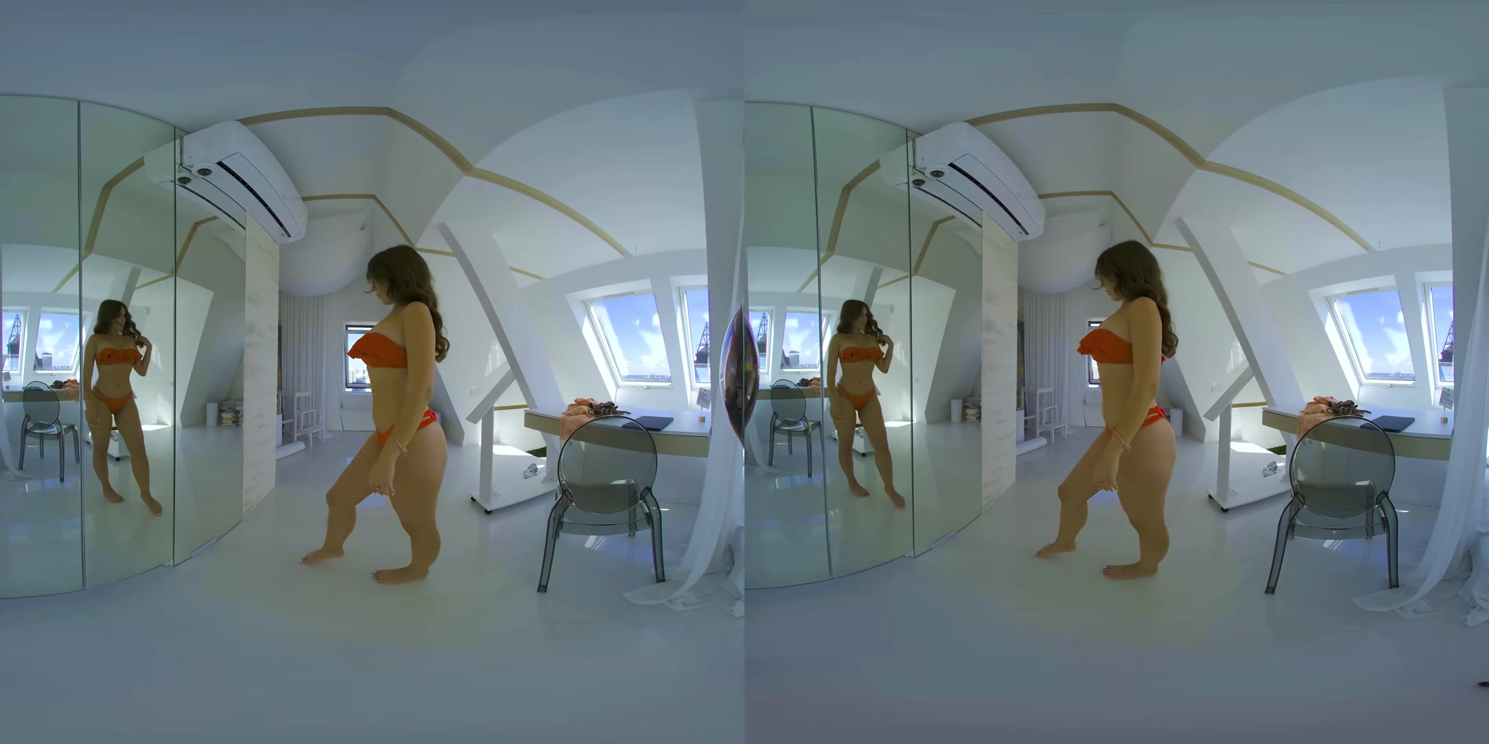 Olena's Striptease In The White Clouds - Vrsun