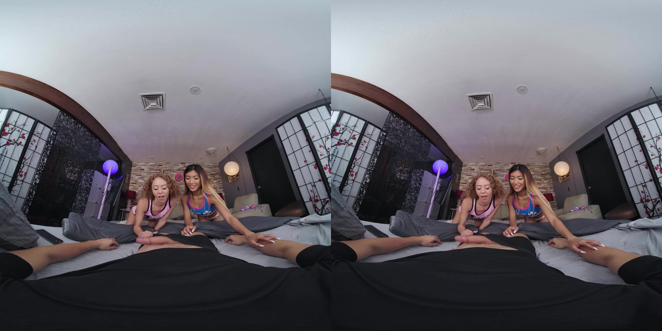 Threesome: Gamer Girls