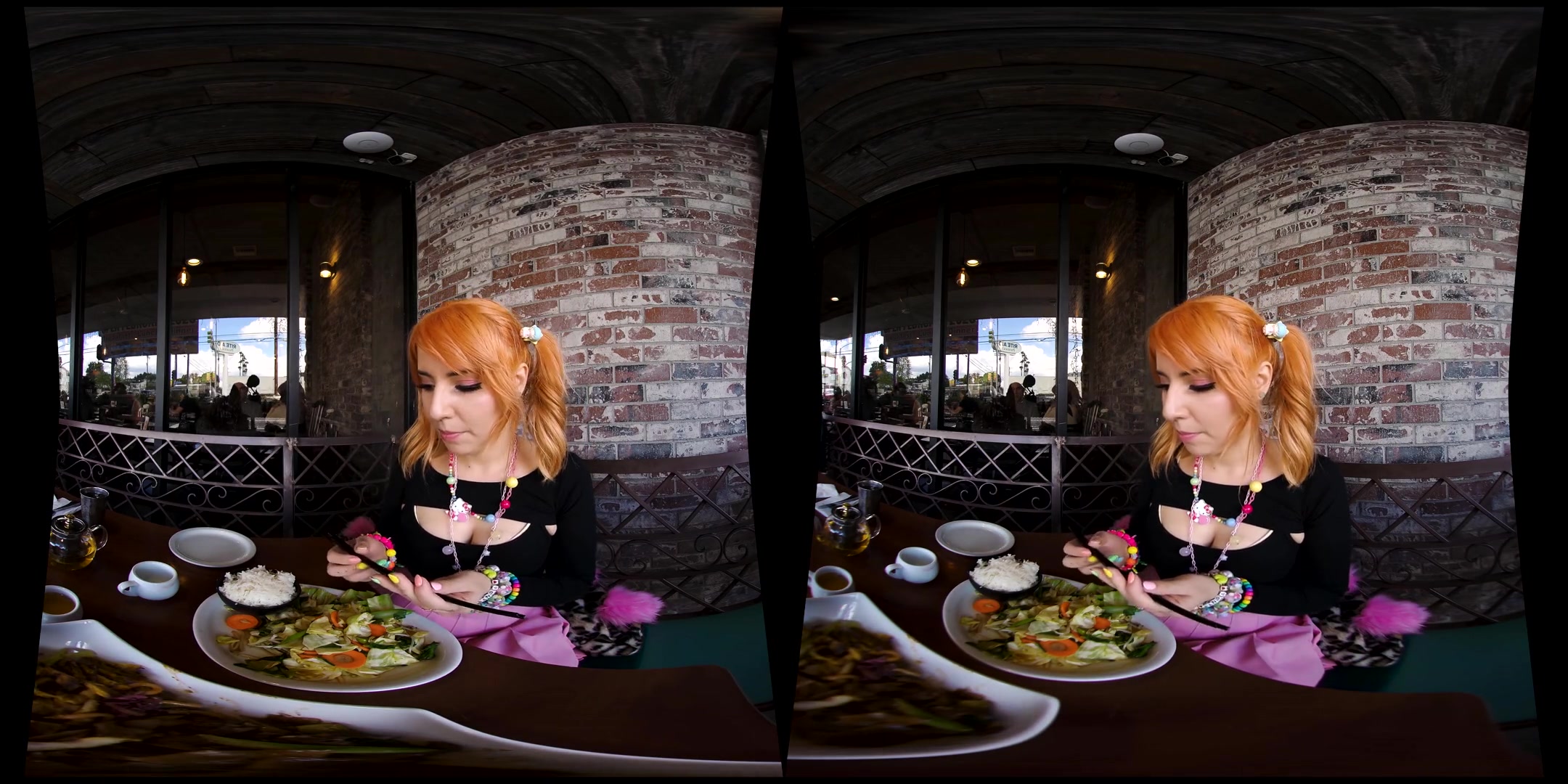 Lunch Date GFE with LumLumxx - Redhead POV Toying