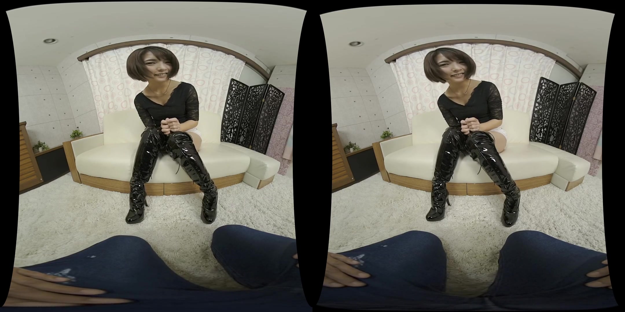 Long Boots Masturbation Support - Foot Fetish Amateur JAV VR