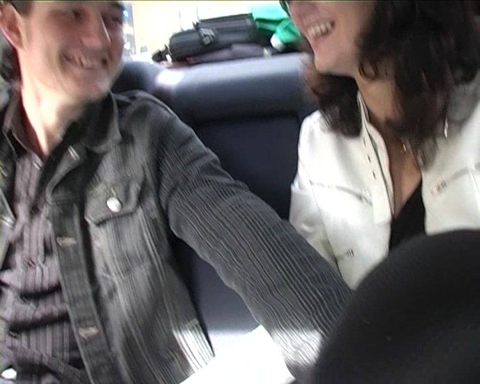 Luda in reality sex scene with a gal fucking on a car roof