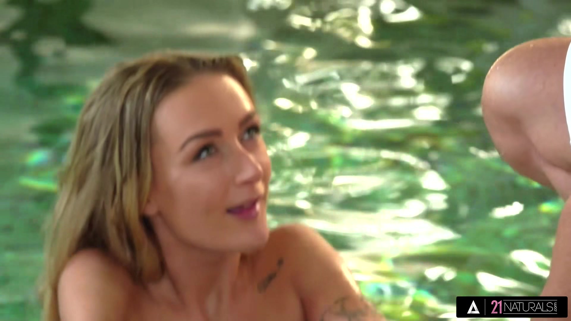 21 NATURALS - Stunning Elena Lux Gets Her Tight Ass Fucked After Skinny-Dipping In Indoor Pool