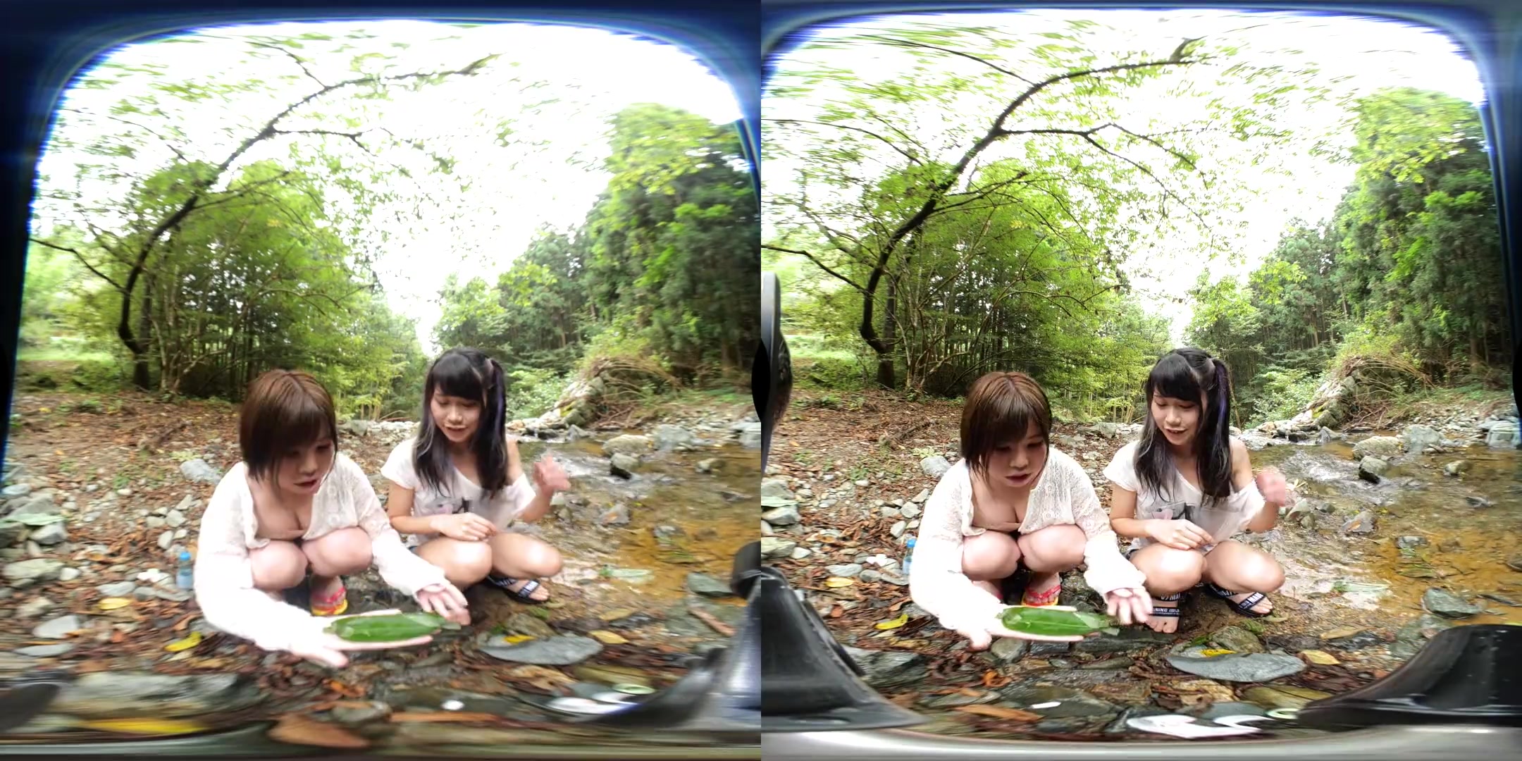 Virtual Dive: A Brighter Summer; Two Hot JAV Idols Softcore Non-Nude Virtual Date in Japanese
