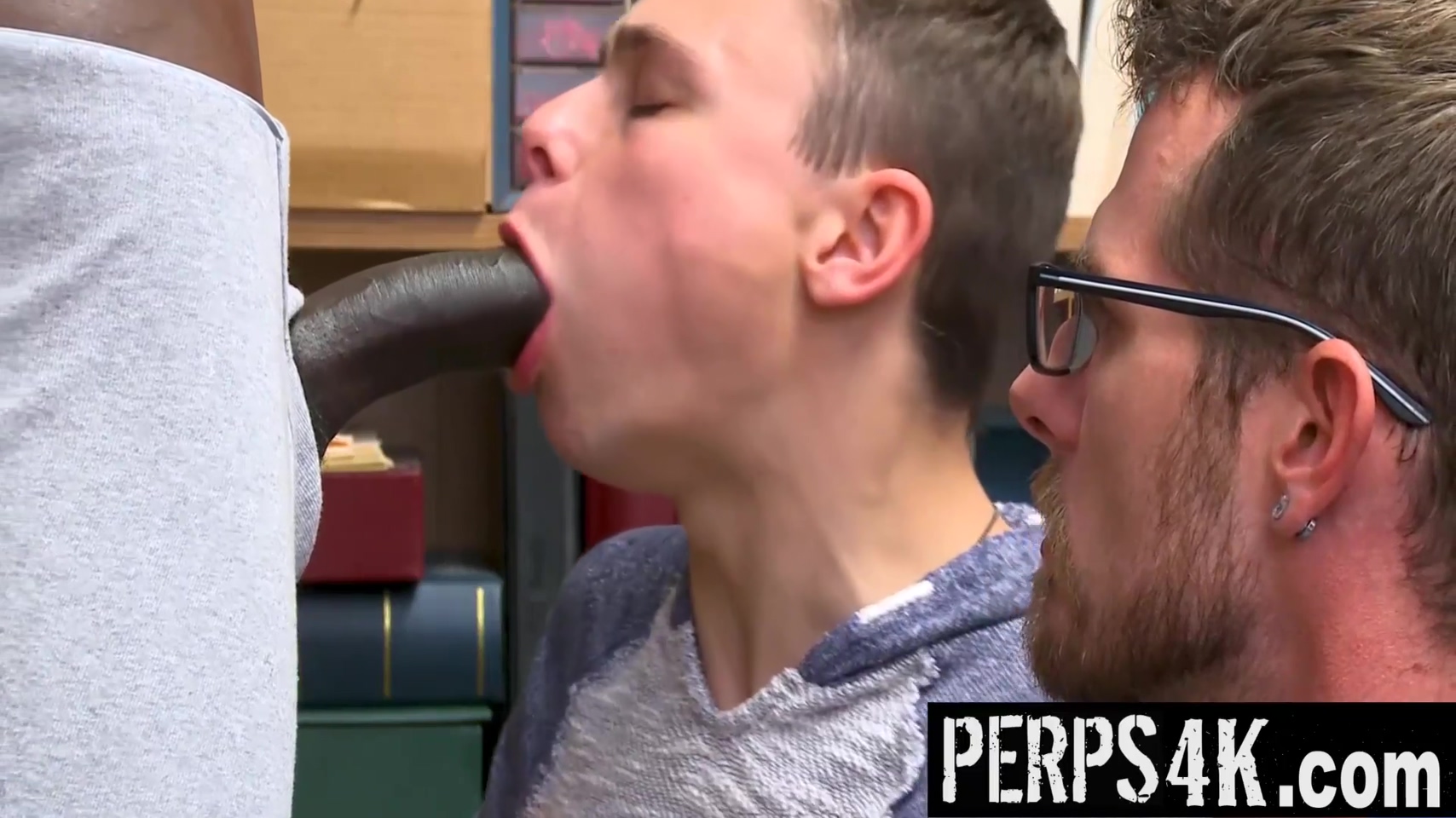 Gay Guard Observes Twink Sneaking Unpurchased Merchandise Into His Backpack - Perps4k 8 Min
