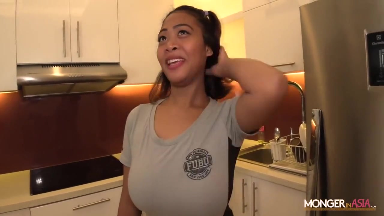 Asian teen 18+ Maid With Massive Boobs Gets Creampied
