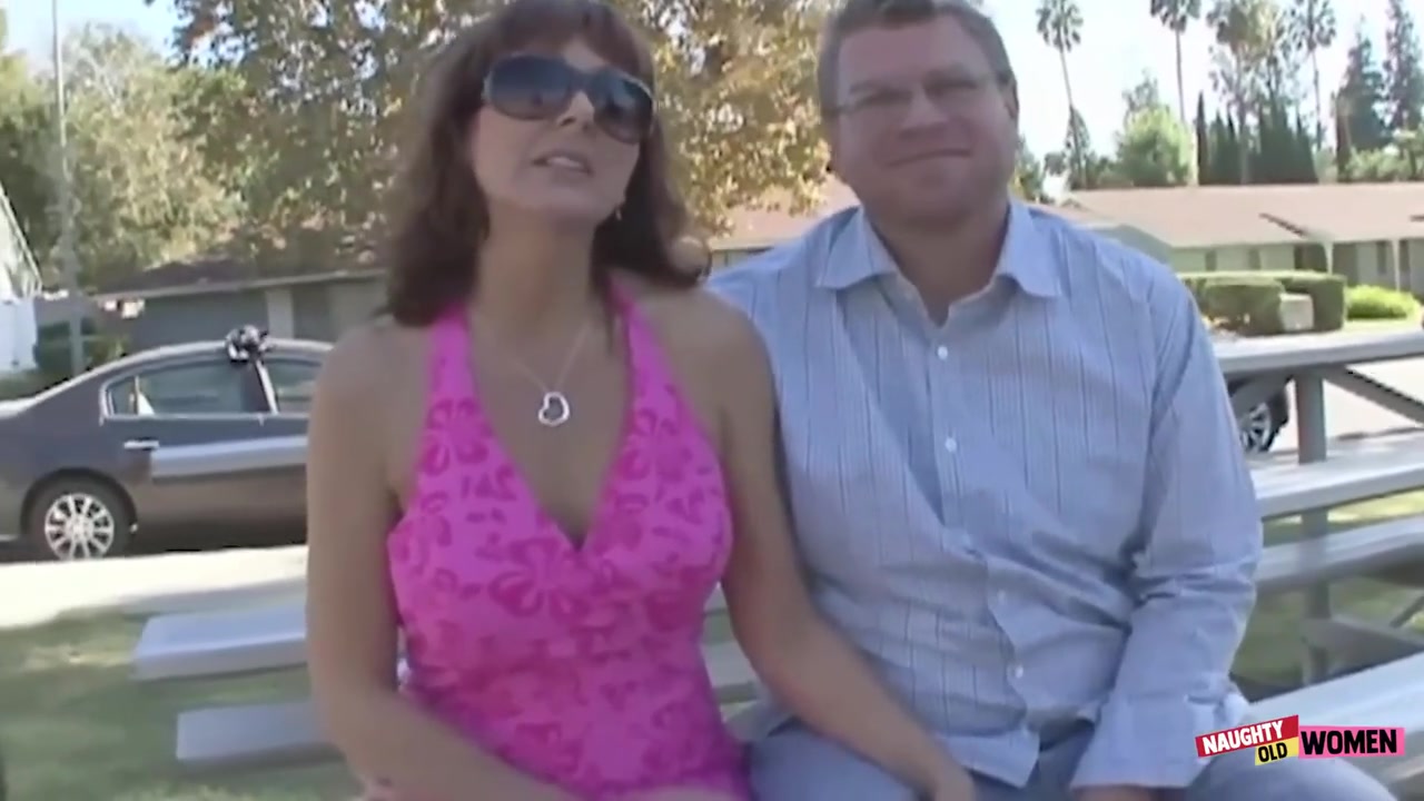Mature Woman Gets Approval From Her Man To Try A Massive Dong In Her Snatch