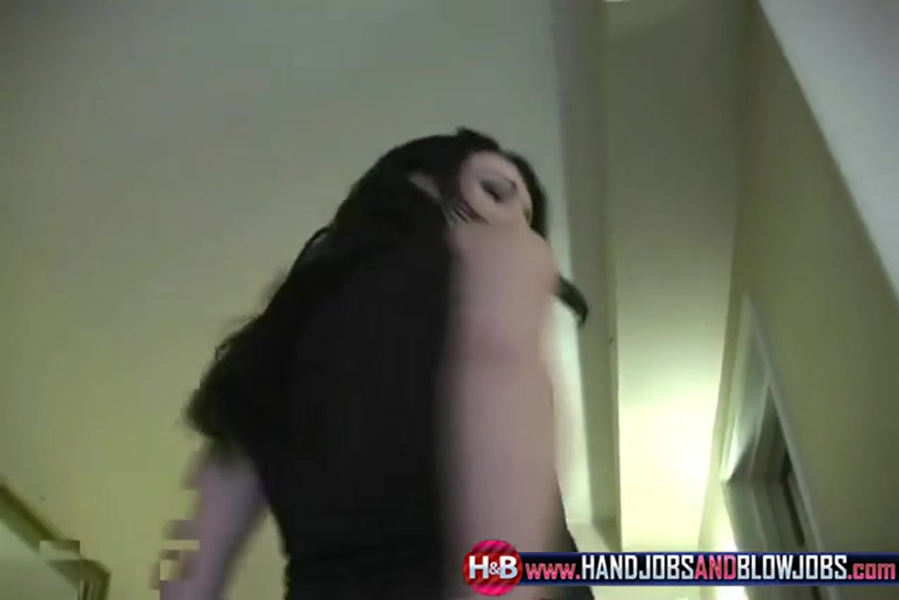 Deep throat in POV with naughty cock slut
