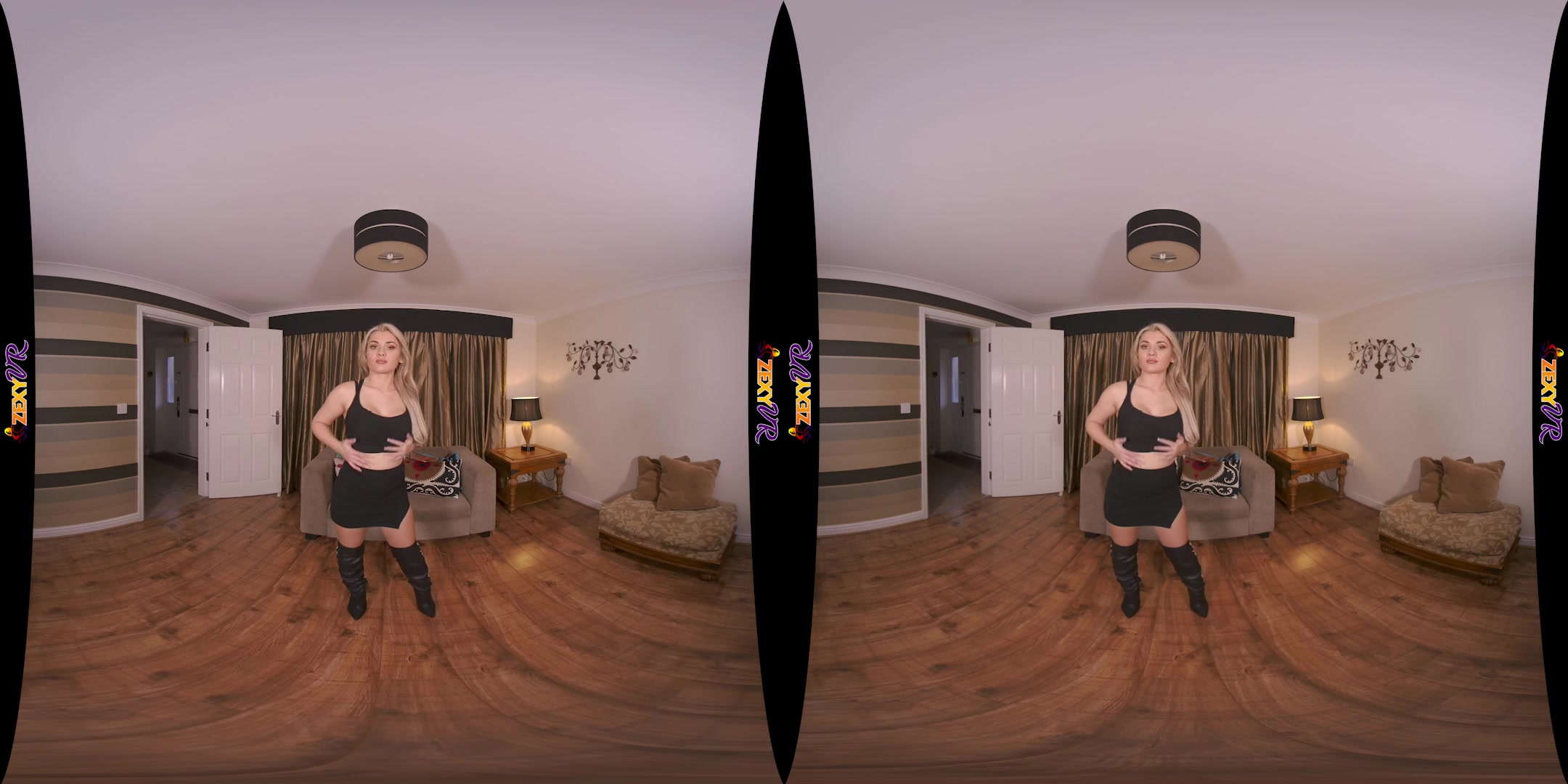 Babe In Black featuring Chelsea Essex - ZexyVR