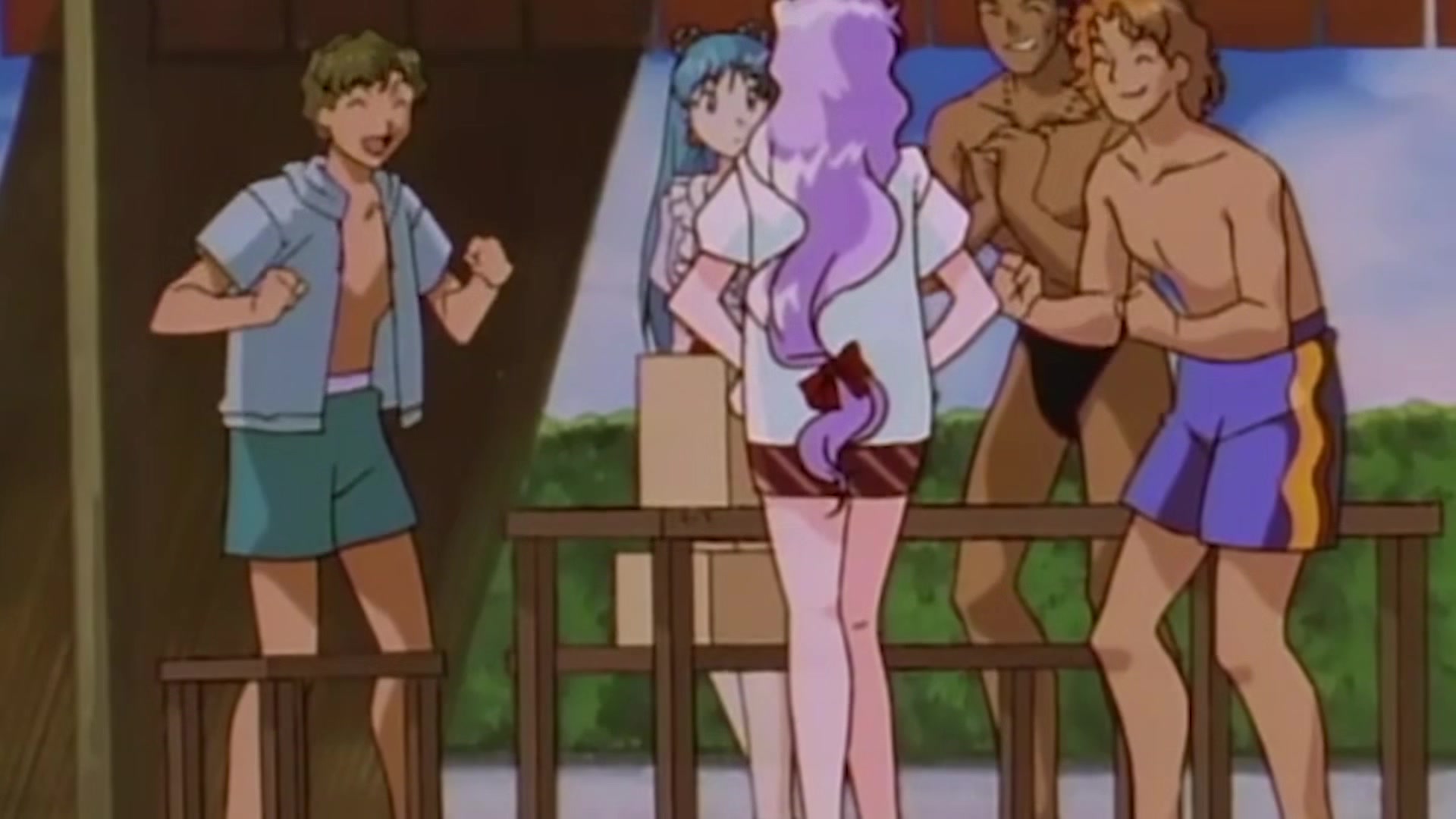 Young man enjoys eating young pussy than makes love with the beautiful surfer girl : Hentai Uncensored