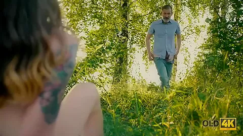 OLD4K. Mature guy still in good shape to fuck Step daughters hot bestie