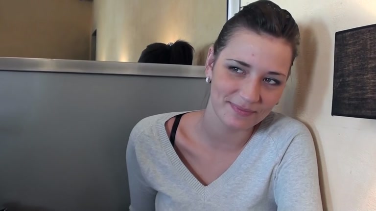 Real public sex with a stunning brunette
